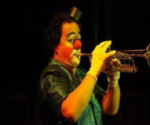 yapboz Palyaço oyun trompet